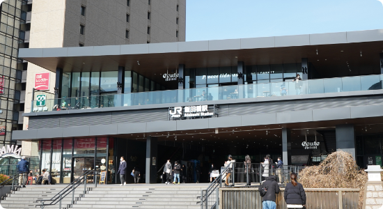 JR飯田橋駅西口から徒歩3分